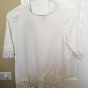 White short sleeve shirt